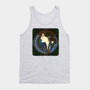 Art Nouveau Woman Tank Top